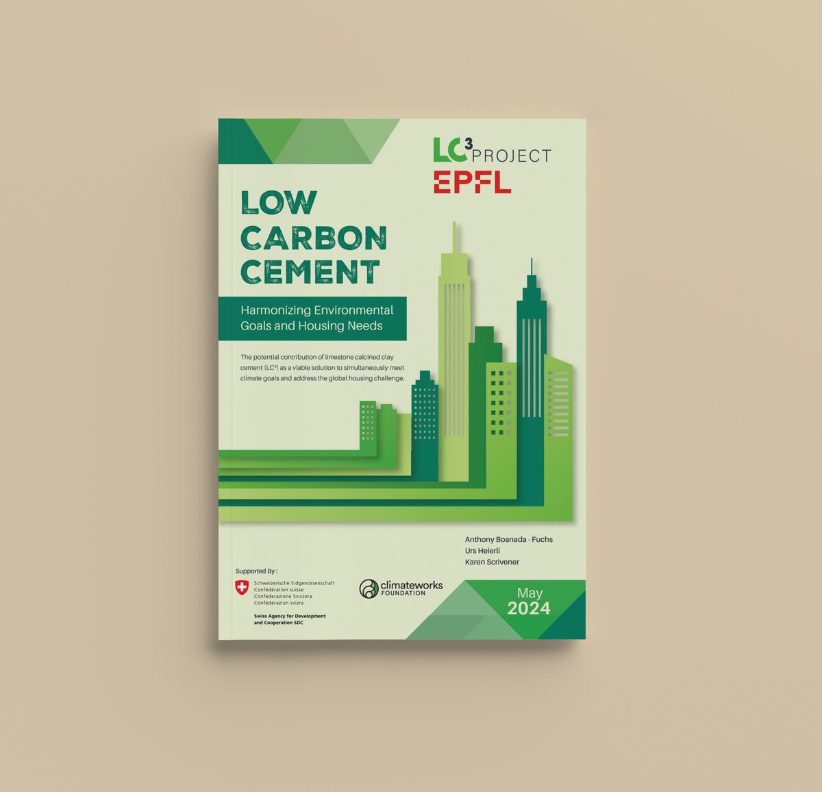 Low Carbon Cement — LC3 / EPFL report cover